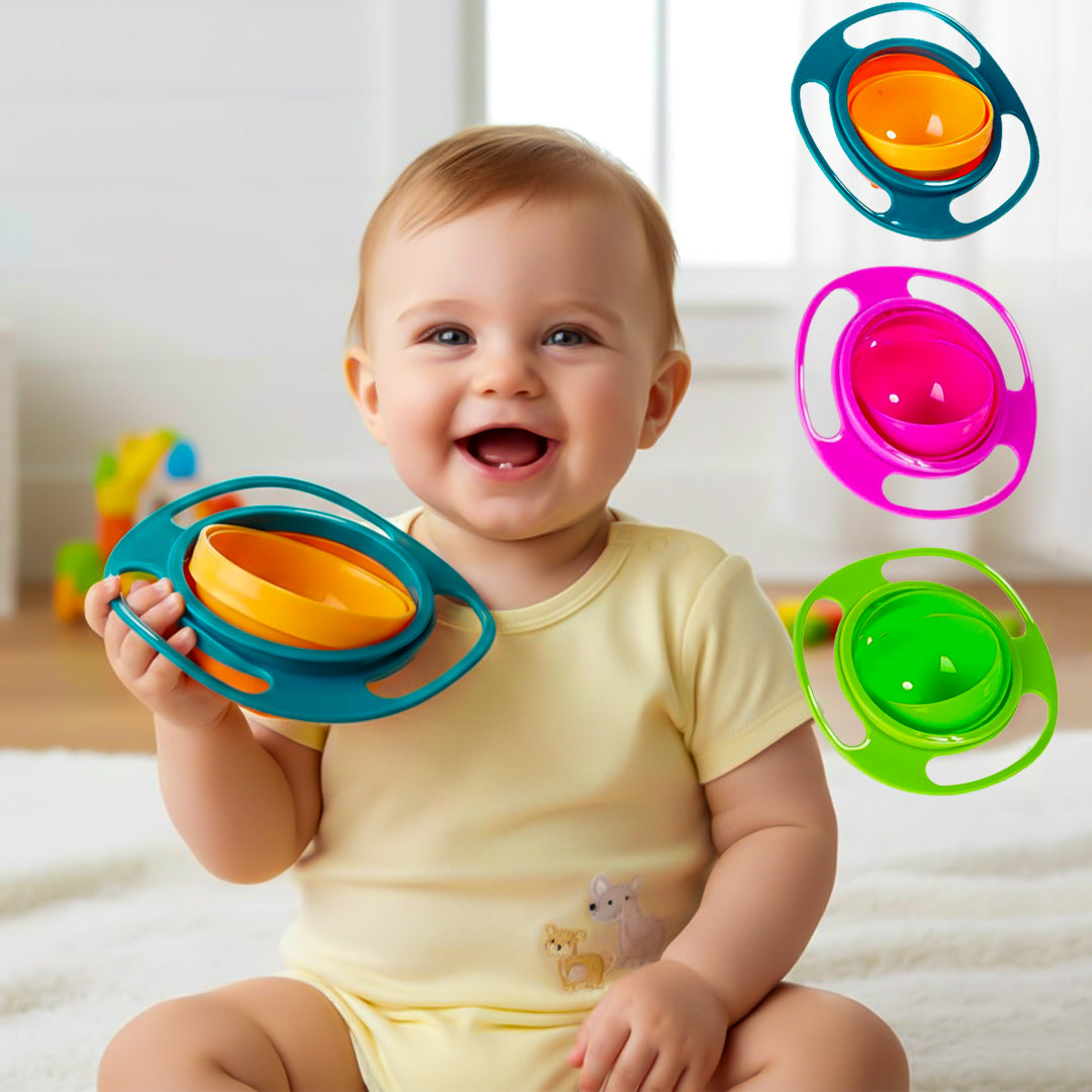 Rotirajuća činija za bebe- 360 stepeni rotacija