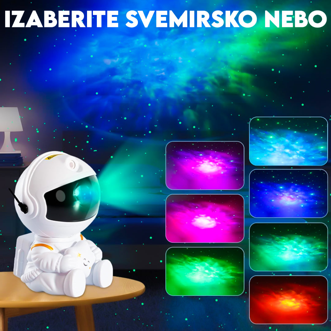 Astronaut Zvezdano nebo - za sobu